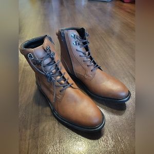 Alfani brown leather shoes size 7.5